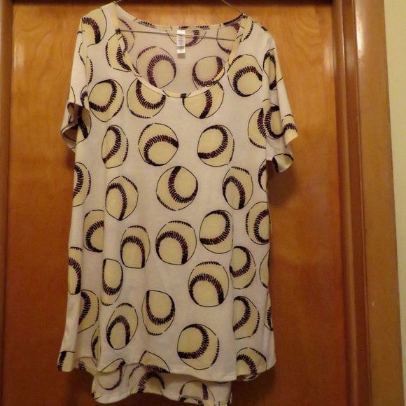 Lularoe Baseball Classic T Top XL - Picture 1 of 5